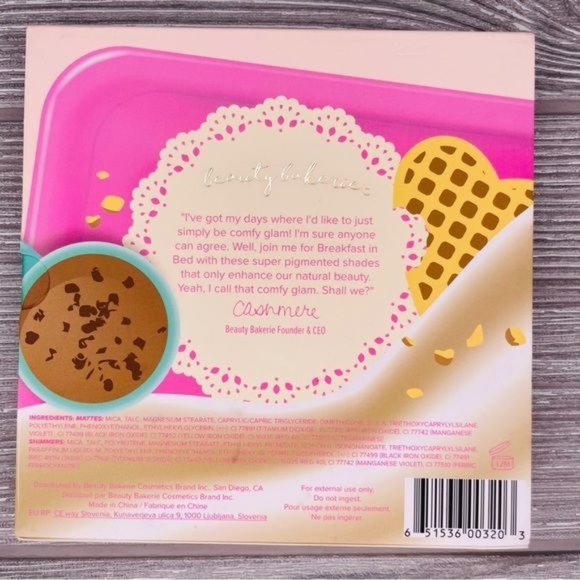 Beauty Bakerie Breakfast In Bed 9 Pan Eyeshadow Palette new unused makeup beauty - Picture 3 of 4